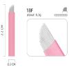 XIAOYU 50PCS Disposable Eyebrow Microblading Needles, Tattoo Microblades Makeup Blades for Tattoo Makeup Supplies, F18 view 3