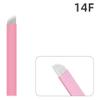 XIAOYU 50PCS Disposable Eyebrow Microblading Needles, Tattoo Microblades Makeup Blades for Tattoo Makeup Supplies, F14 view 2