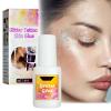 3 PCS Skin Glue for Glitter Tattoos, 8ml Glitter Glue Brush Bottle, Water-Soluble Glitter Tattoo Glue, Ideal for Halloween, Carnival, Theme Parties, Costume Events & Make-up Artists view 1
