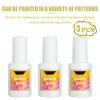 3 PCS Skin Glue for Glitter Tattoos, 8ml Glitter Glue Brush Bottle, Water-Soluble Glitter Tattoo Glue, Ideal for Halloween, Carnival, Theme Parties, Costume Events & Make-up Artists view 2