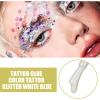 3 PCS Skin Glue for Glitter Tattoos, 8ml Glitter Glue Brush Bottle, Water-Soluble Glitter Tattoo Glue, Ideal for Halloween, Carnival, Theme Parties, Costume Events & Make-up Artists view 3