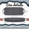 Back Scrubber for Shower Exfoliating Washcloth Back Cloth Body Extended Length Scrubber Towel Nylon Exfoliating Stretchable Pull Strap Wash Cloth for Bath Body Scrub Washcloth 2 Pack (Gray,White) view 2