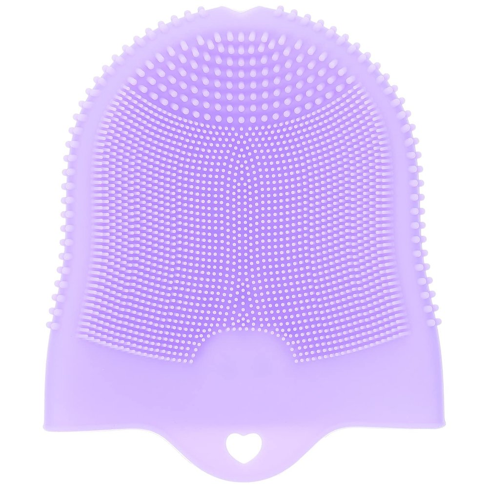 Beaupretty Silicone Face Scrubber Brush for Deep Cleansing Soft Exfoliating Skin Care Tool for Pores Lightweight and Portable Facial Cleaning Brush for Travel and Daily Use