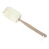 1 Pcs Wood Handle Stick Shower Loofah Exfoliating Sponge Bath Body Back Scrub Washer view 1