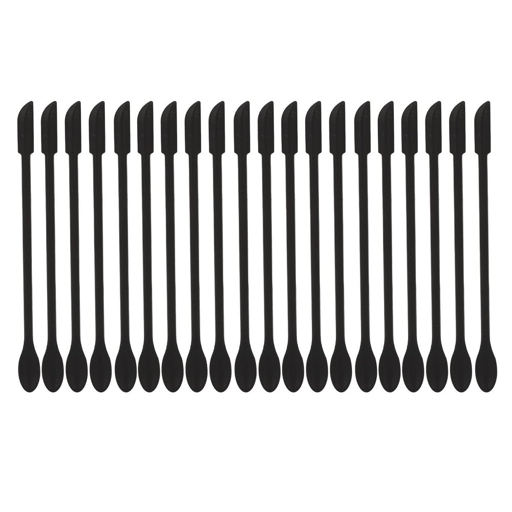 20pcs Silicone Spatula, Reusable Mini Small Tip Extended Handle Double Head One Piece Seamless Easy Washing Makeup Scraper