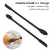 20pcs Silicone Spatula, Reusable Mini Small Tip Extended Handle Double Head One Piece Seamless Easy Washing Makeup Scraper view 3