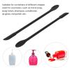 20pcs Silicone Spatula, Reusable Mini Small Tip Extended Handle Double Head One Piece Seamless Easy Washing Makeup Scraper view 4