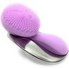 Glowsavy Silicone Cleansing Brush - Facial Cleansing Brush with 4 Adjustable Speeds - Waterproof USB Rechargeable Rotating Spa Machine - Face Wash Scrub Exfoliator for Makeup Skincare Removal (Purple) view 1