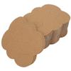100Pcs Hair Clip Display Cards Kraft Paper Hair Bow Holder DIY Bow Hair Pin Packaging Card for Barrettes Accessories Display and Organizing (Jewelry hair clips not included) view 1