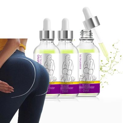 Hipup Glute Lifting Essential Oil, Natural Organic Butt Firming Enhancement Essential Oil for Women, Bigger Buttocks Firm Massage Oil Liquid Hip Lift Up Shaping Fast Effective 30ml (3pcs)