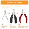 12PCS Ingrown Toenail Tools Stainless Steel Foot Nail Tools,Toenail File and Lifter,Nail Clipper,Cuticle Cutters,Cuticle Pusher and Manicure Pedicure Tools for Ingrown and Thick Nail (Red) view 2