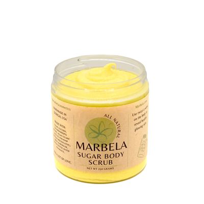 Marbela Cosmetics Sugar Body Scrub: Lemon - 250 g