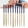 10pcs Alloy Coated Grinding Files Set - Nail Care & Jewelry Making Tools, Sanding Cuticle Nippers, Manicure Repair Kit view 1