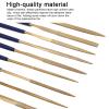 10pcs Alloy Coated Grinding Files Set - Nail Care & Jewelry Making Tools, Sanding Cuticle Nippers, Manicure Repair Kit view 3