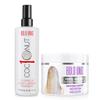 BOLD UNIQ Purple Hair Mask For Blonde, Platinum, Bleached, Silver, Gray, Ash and Brassy Hair & Coconut Heat Protectant Spray - Remove Yellow Tones and Protect Hair from Thermal Heat Up To 450 view 1