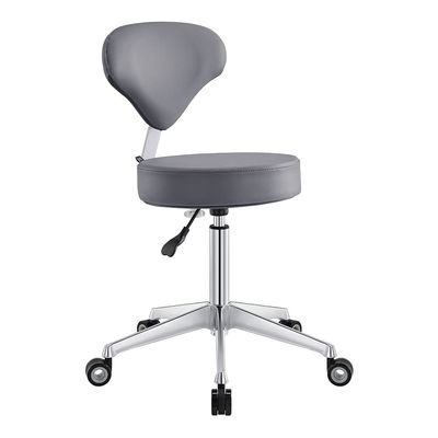 Dir Roller Stool All Purpose Beauty Spa Medical Technician Stool in Grey