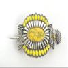 Skelapparel Western Epoxy Concho Bohemian howlite squash Blossom hair barrette Hair stick (Yellow) view 2
