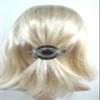 Skelapparel Western Epoxy Concho Bohemian howlite squash Blossom hair barrette Hair stick (Black) view 2