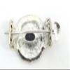 Skelapparel Western Epoxy Concho Bohemian howlite squash Blossom hair barrette Hair stick (Black) view 4