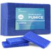 Maryton Disposable Foot Scrubber Pumice Pads, Pedicure Pumice Stone Dead Skin Callus Remover for Feet, 40Pcs (Dark Blue Coarse) view 1