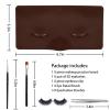 GFPGYQ 3D Eye Practice Board, Perfect Aid for Makeup Practicing, Reusable Silicone Face Mannequin for Beginners to Practice Eyeshadow Kit (Black) view 2