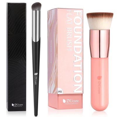 DUcare Foundation Brush for Liquid Makeup +Concealer Brush Under Eye