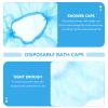 KALLORY 400pcs Disposable Bath Caps for Women Multifunctional Shower Hats Elastic Design for Hair Curls and Braids Essential Hair Care Accessory view 4