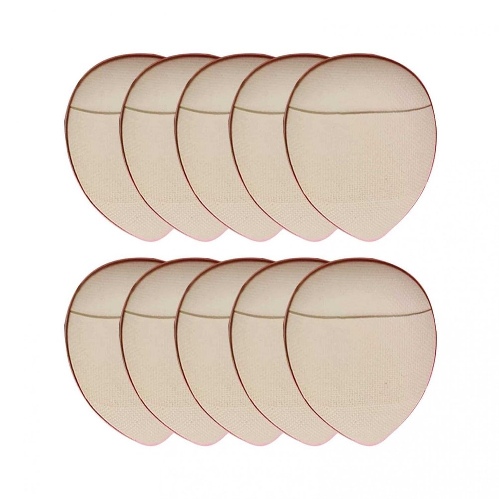 Fujiuia 5/10Pcs Finger Puff, Mini Makeup Puff Super Soft Blending Sponge Makeup Tools, Suitable For Loose Powder, Foundation, Concealer, Repair Cream, Eye Shadow