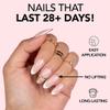 Kiara Sky Press On Nails | XPRESS PRO 100% Acrylic Nails | 30-Piece Kit Includes Nail Glue, Cuticle Pusher, File & Prep Pad | Almond Short - Double Standard view 4