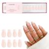 Kiara Sky Press On Nails | XPRESS PRO 100% Acrylic Nails | 30-Piece Kit Includes Nail Glue, Cuticle Pusher, File & Prep Pad | Coffin Short - Modern French view 1