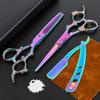 Professional Hair Cutting Scissors Sets Multifunctional Thinning Scissors Straight Shears Tools Stainless Steel Salon Barber Hairdressing Scissors for Men Women Home Use view 1