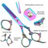 Professional Hair Cutting Scissors Sets Multifunctional Thinning Scissors Straight Shears Tools Stainless Steel Salon Barber Hairdressing Scissors for Men Women Home Use view 3