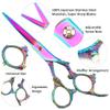 Professional Hair Cutting Scissors Sets Multifunctional Thinning Scissors Straight Shears Tools Stainless Steel Salon Barber Hairdressing Scissors for Men Women Home Use view 4