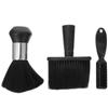 LALAFINA 3pcs Neck Duster Hair Cleaning Brush for Barbers Neck Duster Brush Set Neck Duster for Hair Cutting Brush for Hair, Black view 1