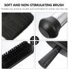 LALAFINA 3pcs Neck Duster Hair Cleaning Brush for Barbers Neck Duster Brush Set Neck Duster for Hair Cutting Brush for Hair, Black view 3