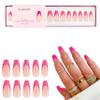 Kiara Sky Press On Nails | XPRESS PRO 100% Acrylic Nails | 30-Piece Kit Includes Nail Glue, Cuticle Pusher, File & Prep Pad | Coffin Medium - Over Pinker view 1