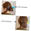 LALAFINA 2pcs Vintage U-shaped Hair Elegant Mixed Color Barrettes for Women Lightweight Retro Hair Accessories for Daily Wear and Special Occasions view 2