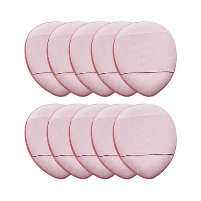 Fujiuia 5/10Pcs Finger Puff, Mini Makeup Puff Super Soft Blending Sponge Tools, Suitable For Loose Powder, Foundation, Concealer, Repair Cream, Eye Shadow, A02#Pink
