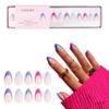 Kiara Sky Press On Nails | XPRESS PRO 100% Acrylic Nails | 30-Piece Kit Includes Nail Glue, Cuticle Pusher, File & Prep Pad | Short Almond - Berry Cool view 1