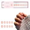 Kiara Sky Press On Nails | XPRESS PRO 100% Acrylic Nails | 30-Piece Kit Includes Nail Glue, Cuticle Pusher, File & Prep Pad | Square Short - Oui Oui view 1