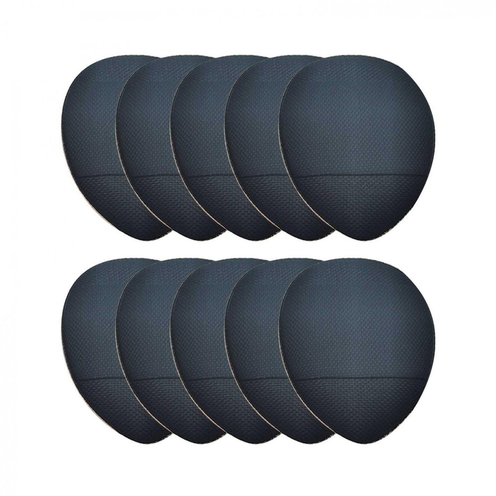 Fujiuia 5/10Pcs Finger Puff, Mini Makeup Puff Super Soft Blending Sponge Makeup Tools, Suitable For Loose Powder, Foundation, Concealer, Repair Cream, Eye Shadow, A04#Black, 10PC