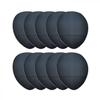 Fujiuia 5/10Pcs Finger Puff, Mini Makeup Puff Super Soft Blending Sponge Makeup Tools, Suitable For Loose Powder, Foundation, Concealer, Repair Cream, Eye Shadow, A04#Black, 10PC view 1