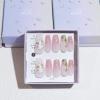 Light Rain Large Size Hand-made Press on Nails, 3D Gel UV Finished False nails with Design by Professional Manicurist view 2