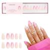 Kiara Sky Press On Nails | XPRESS PRO 100% Acrylic Nails | 30-Piece Kit Includes Nail Glue, Cuticle Pusher, File & Prep Pad | Coffin Short - Cant Pink Just One view 1