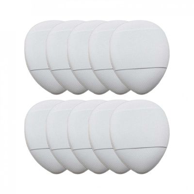 Fujiuia 5/10Pcs Finger Puff, Mini Makeup Puff Super Soft Blending Sponge Makeup Tools, Suitable For Loose Powder, Foundation, Concealer, Repair Cream, Eye Shadow, A01#White, 10PC