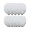 Fujiuia 5/10Pcs Finger Puff, Mini Makeup Puff Super Soft Blending Sponge Makeup Tools, Suitable For Loose Powder, Foundation, Concealer, Repair Cream, Eye Shadow, A01#White, 10PC view 1