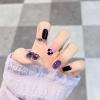 Light Rain Large Size Hand-made Press on Nails, 3D Gel UV Finished False nails with Design by Professional Manicurist view 1