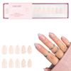 Kiara Sky Press On Nails | XPRESS PRO 100% Acrylic Nails | 30-Piece Kit Includes Nail Glue, Cuticle Pusher, File & Prep Pad | Short Almond - Subtle Hint view 1
