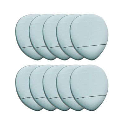 Fujiuia 5/10Pcs Finger Puff, Mini Makeup Puff Super Soft Blending Sponge Makeup Tools, Suitable For Loose Powder, Foundation, Concealer, Repair Cream, Eye Shadow, A03#Blue