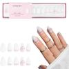 Kiara Sky Press On Nails | XPRESS PRO 100% Acrylic Nails | 30-Piece Kit Includes Nail Glue, Cuticle Pusher, File & Prep Pad | Almond Short - Illumi Naughty view 1
